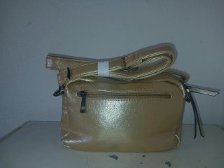 Bolsos dorados y verdes mujer