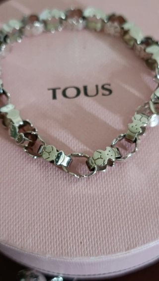 Pulsera Tous Oso Plata Ley