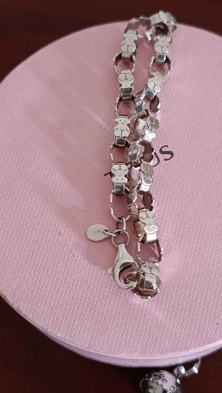 Pulsera Tous Oso Plata Ley