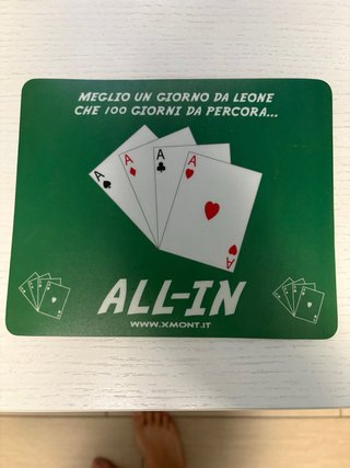 Tappetino Mouse All-In Carte da Gioco