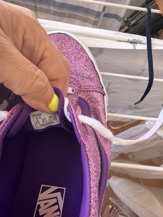 Vans Glitter Rosa/Morado Talla 35