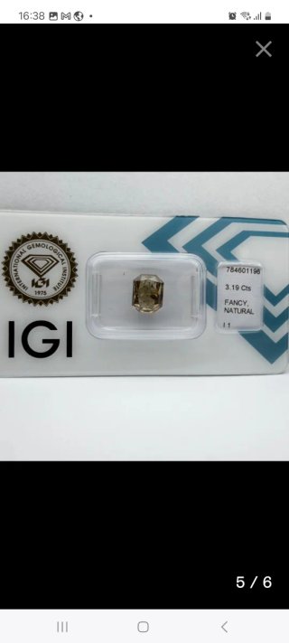 Diamante Marrón 3.19Ct