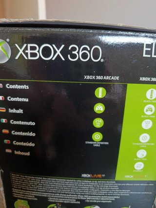 Xbox 360 Elite Negra. 256 Mb.