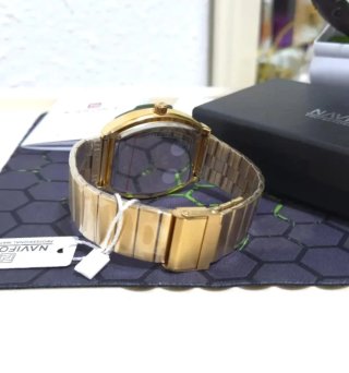 Reloj Naviforce Hombre Dorado y Verde