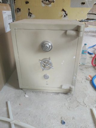 Caja Fuerte Metálica Beige