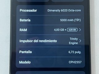Oppo A79 5G 8GB RAM + 128GB - 6.72" 90Hz - 5000mAh