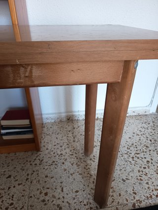 Mesa comedor plegable madera