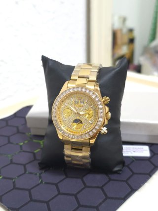 Reloj Olevs Automático Dorado Hombre