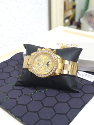 Reloj Olevs Automático Dorado Hombre
