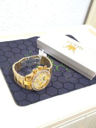 Reloj Olevs Automático Dorado Hombre
