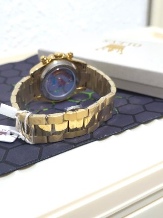 Reloj Olevs Automático Dorado Hombre