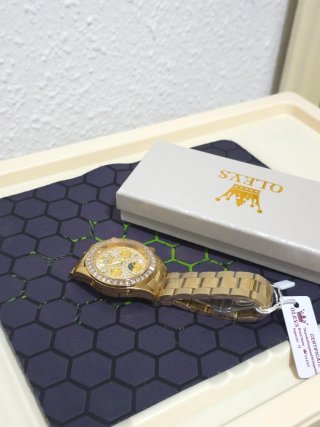Reloj Olevs Automático Dorado Hombre