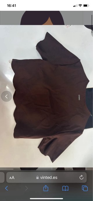 Camiseta Oysho marrón