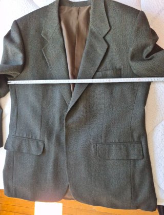 Elegante Blazer Caballero Verde Oliva