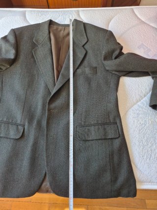 Elegante Blazer Caballero Verde Oliva