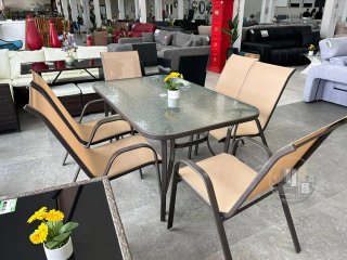 Mesa Comedor Exterior con 6 Sillas