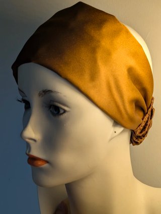 Fascia per capelli vintage in raso