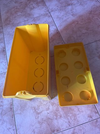 Cesta de Almacenamiento LEGO Amarilla