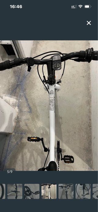 Bicicleta Decathlon Riverside Blanca