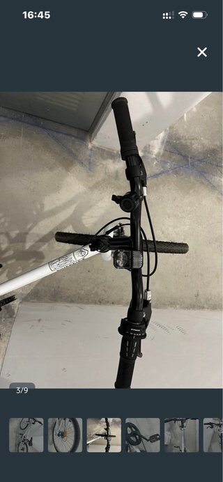 Bicicleta Decathlon Riverside Blanca