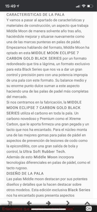 Pala Padel Middle Moon Eclipse 7 Gold