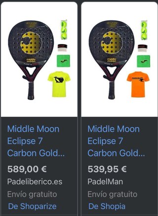 Pala Padel Middle Moon Eclipse 7 Gold