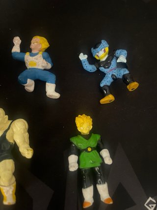 Pack 7 Figuras Goma Dragon Ball Z Ab Toys Años 90