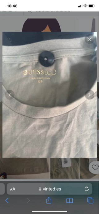 Camiseta Guess verde