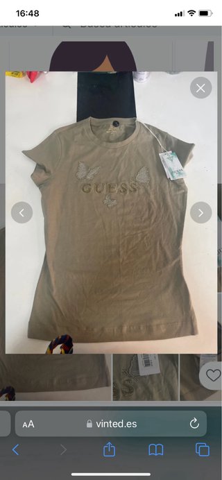 Camiseta Guess verde