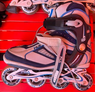 Patines Fila T43.5 + Bolsa + Protecciones