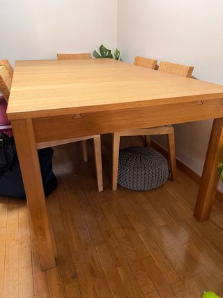 Mesa Comedor Extensible Madera