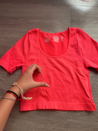Top rosa fosforito Primark