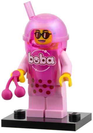 LEGO Minifigure "Boba Cup Fan / Bobble Tea" - 29