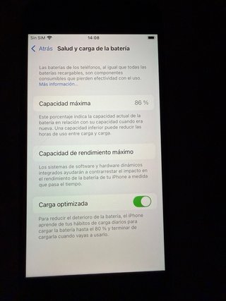 iPhone SE 2020 64GB + auriculares cargador 86% bat