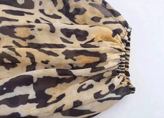 Vestido Zara Animal Print Talla M