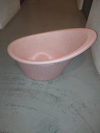 Bañera bebé anticolicos rosa