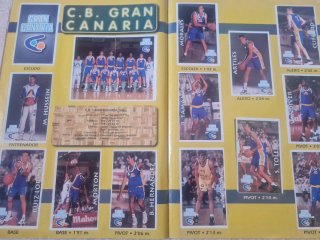 Álbum cromos Baloncesto ACB Liga 96-97 completo