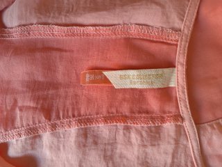 Top lencero rosa asalmonado