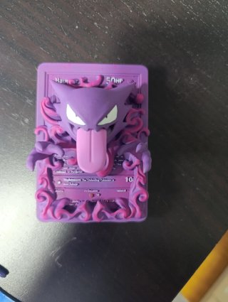 Carta Pokémon Haunter Pintada a Mano