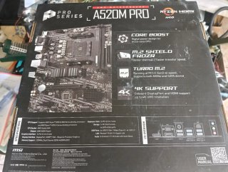 Placa Base MSI A520M PRO + AMD Ryzen 7 2700X