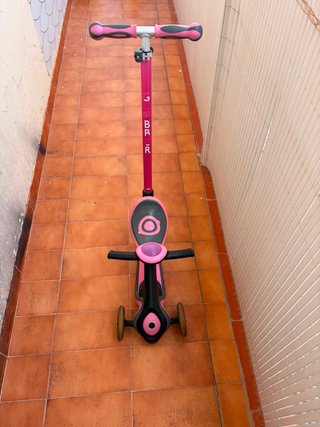 Patinete infantil 3 ruedas con sillín