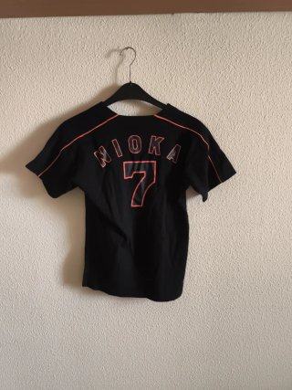 Camiseta Giants Estilo Baseball Negra