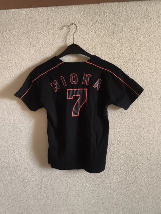 Camiseta Giants Estilo Baseball Negra