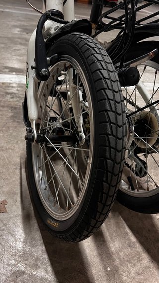 Bicicleta Plegable Boomerang PS21 Blanca