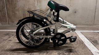 Bicicleta Plegable Boomerang PS21 Blanca