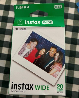 Película Instax Wide Fujifilm - Paquete 20 uds