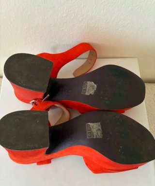 Sandalias Bimba y Lola Naranja Talla 38