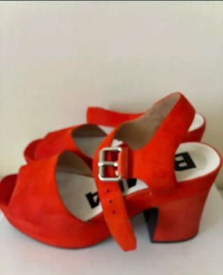 Sandalias Bimba y Lola Naranja Talla 38