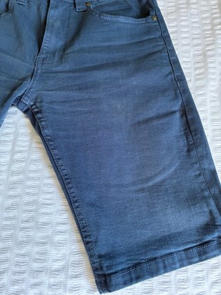 Pantalones cortos vaqueros y de punto