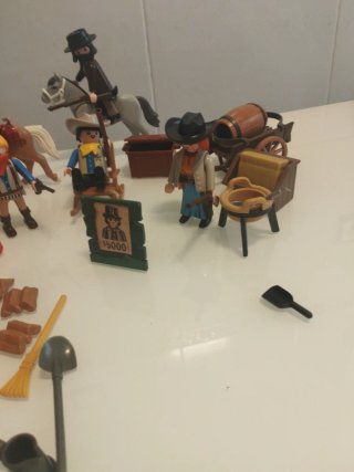 Lote Playmobil Indios y Vaqueros